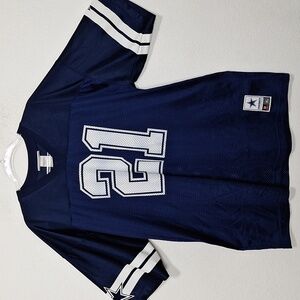 Dallas Cowboys Men's NFL Ezekiel Elliott 21 Blue White Football Jersey Size XL